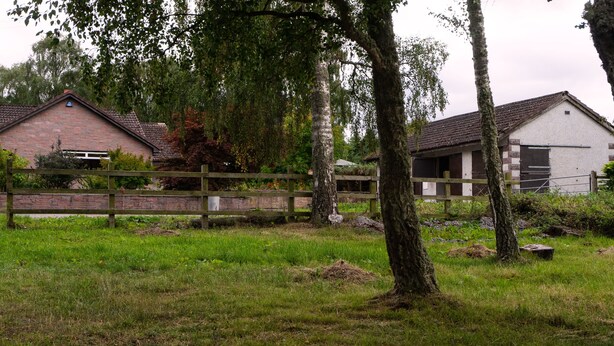 Blick von der Unterkunft