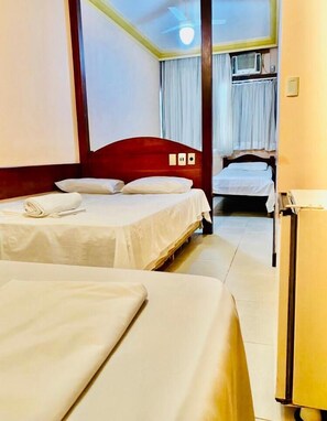 Minibar, blackout curtains, iron/ironing board, free WiFi