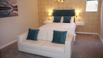 Suite ejecutiva, 1 habitación | 1 dormitorio, ropa de cama de alta calidad, colchones Select Comfort