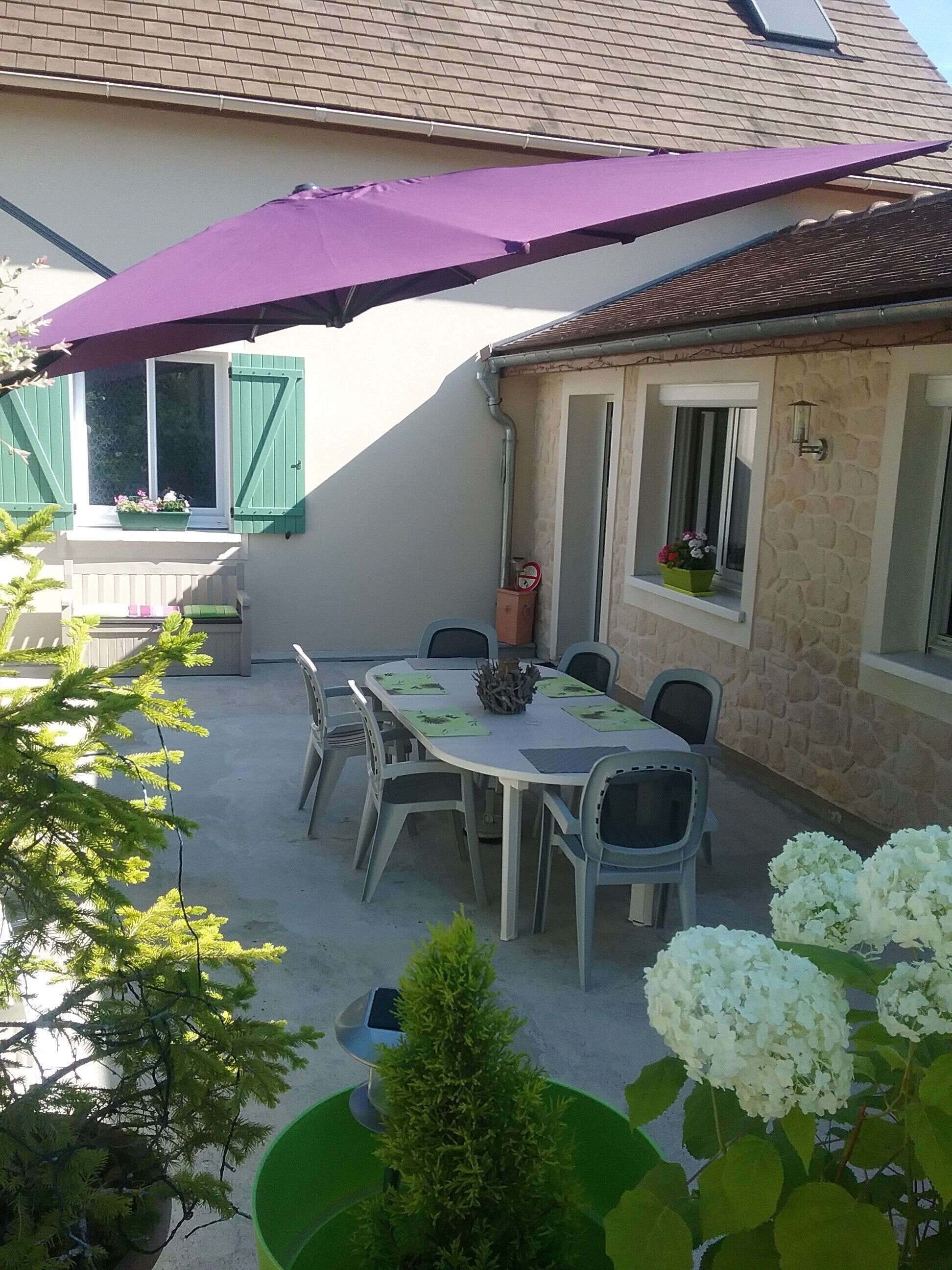 Façade de l’hébergement