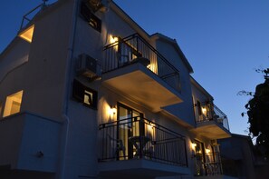 Front of property - evening/night