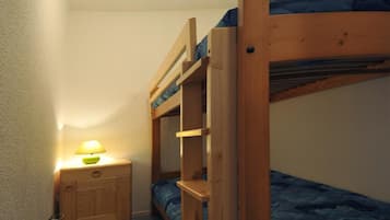 Individually decorated, iron/ironing board, free cots/infant beds