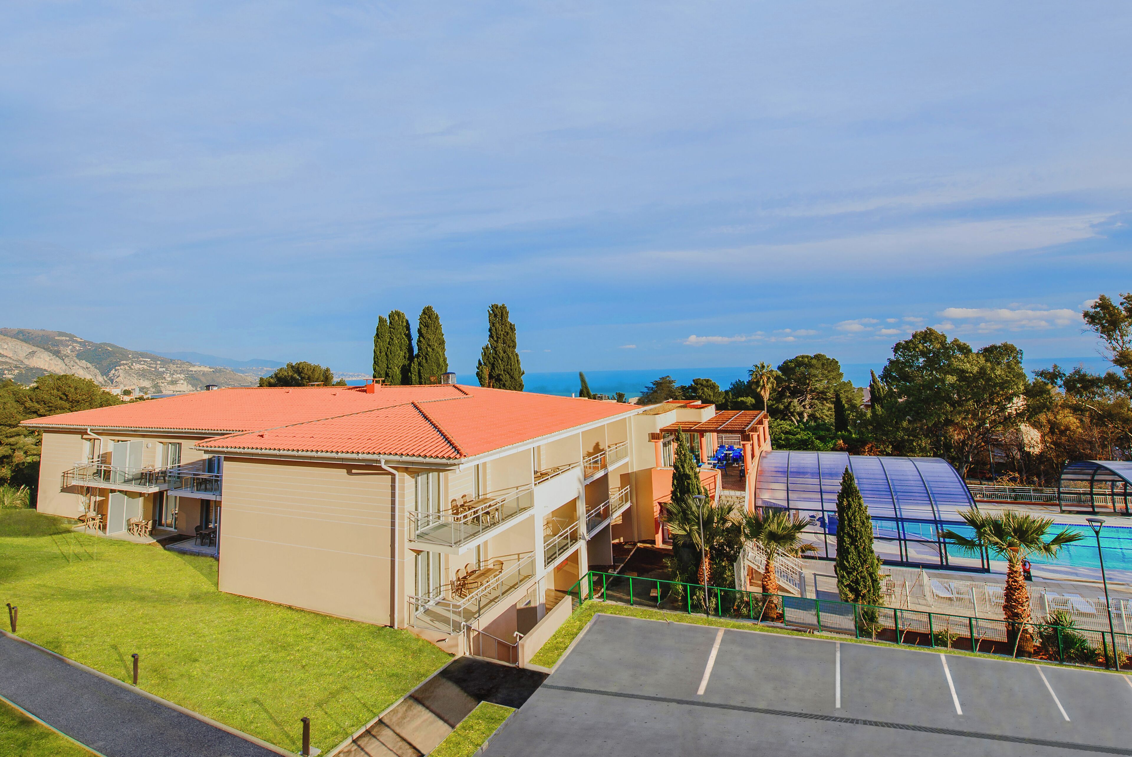 Façade de l’hébergement