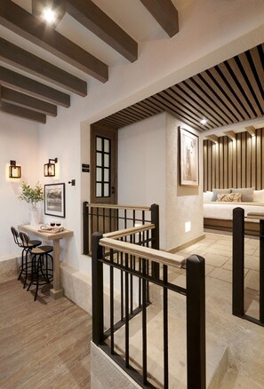 Design-Suite, 1 Schlafzimmer, Nichtraucher, mit Bad | Wohnbereich