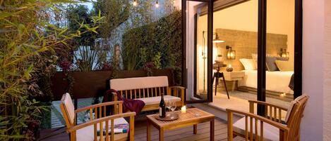 Design-Suite, 1 Queen-Bett, Nichtraucher, mit Bad | Terrasse/Patio