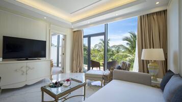 Een 55-inch smart-tv met digitale zenders