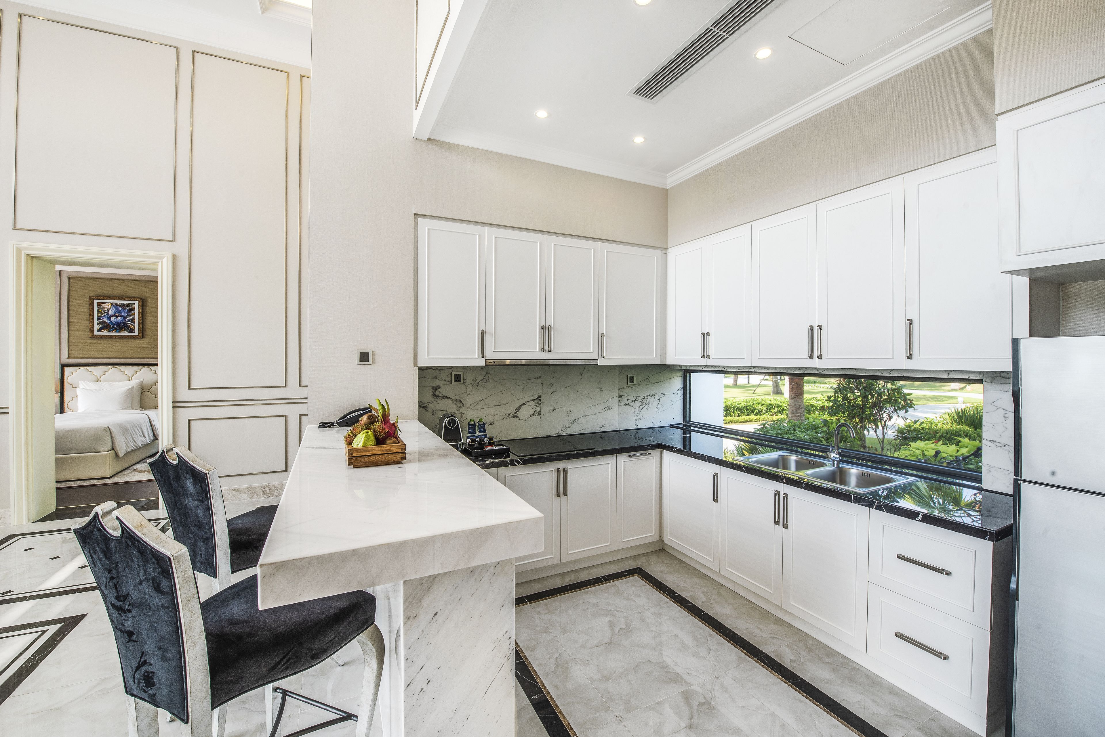 villa, 2 bedrooms | private kitchen | electric kettle, eco-friendly cleaning products