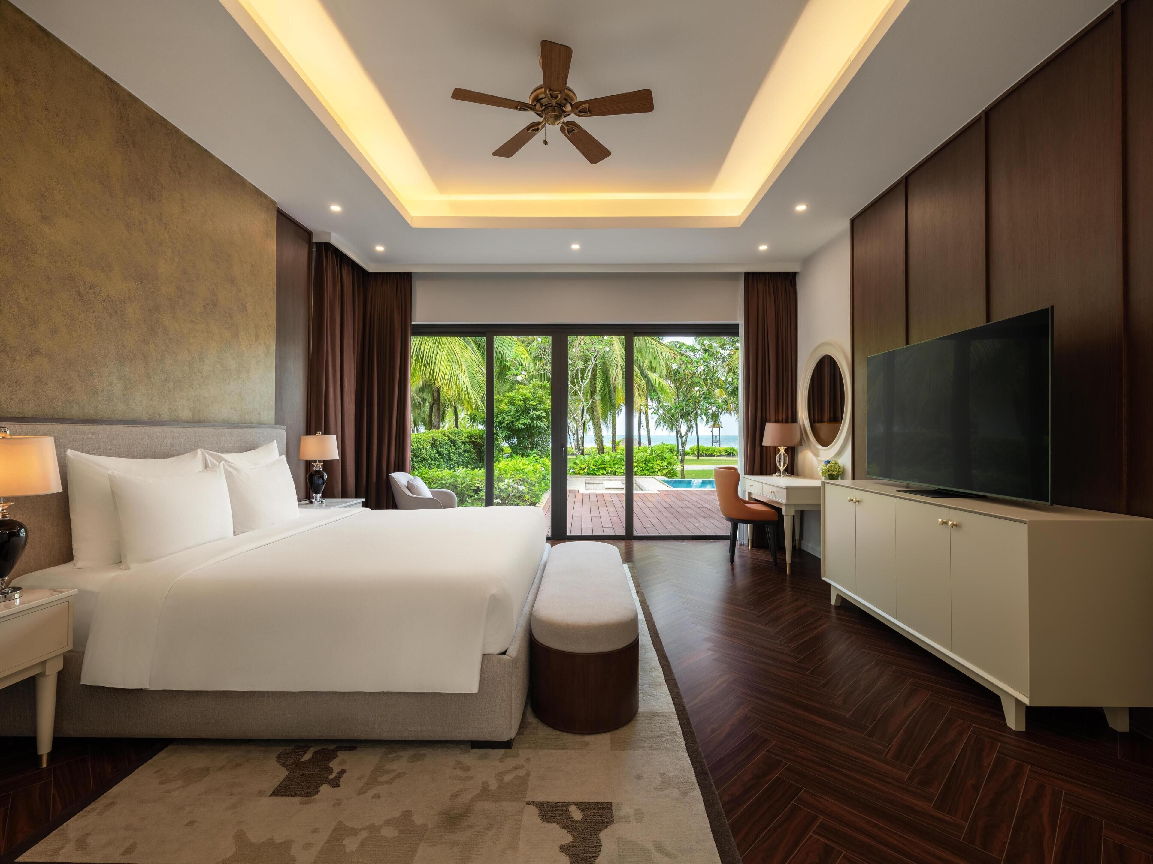 Villa, 2 Bedrooms | Down comforters, minibar, in-room safe, desk