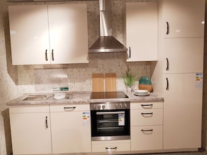 Studio | Private kitchen | Fridge, microwave, oven, dishwasher - 12Apart Düsseldorf Hilden (Hilden)