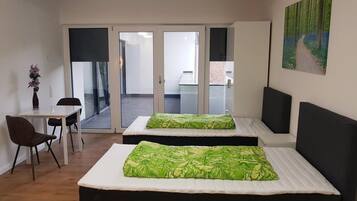 Laptop workspace, iron/ironing board, free cribs/infant beds, free WiFi