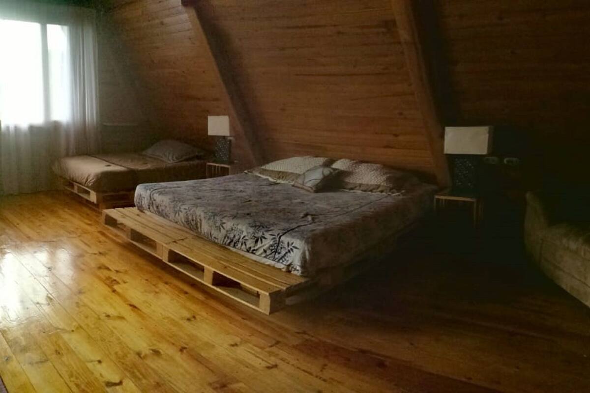 Kamar Quadruple Standar, 2 Tempat Tidur Double | Wi-Fi gratis dan seprai linen