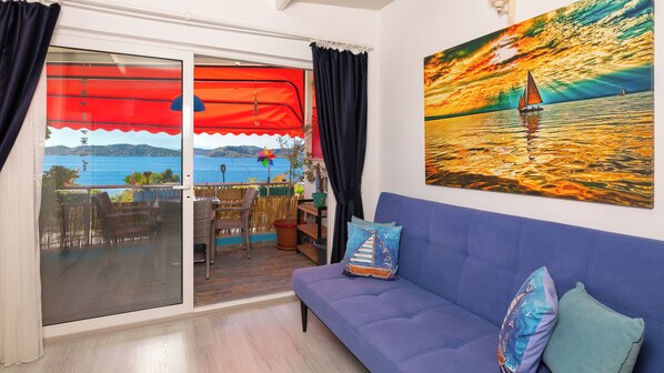 Suite – elite (Yelken) | 1 soverom, sengetøy i egyptisk bomull og sengetøy av topp kvalitet