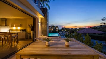 Deluxe Villa, 4 Bedrooms, Private Pool, Sea Facing | Terrace/patio