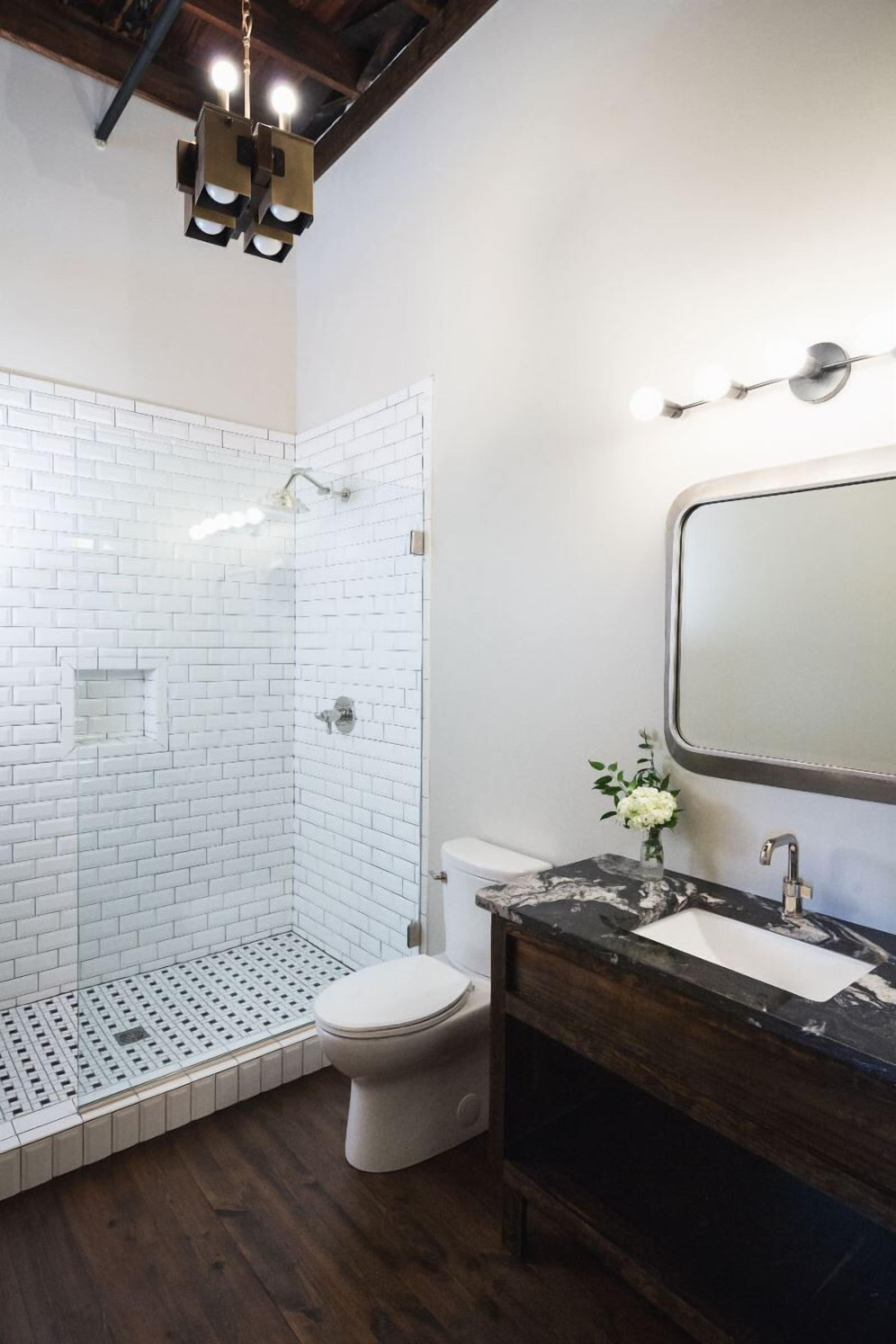 superior suite, 1 king bed | bathroom shower