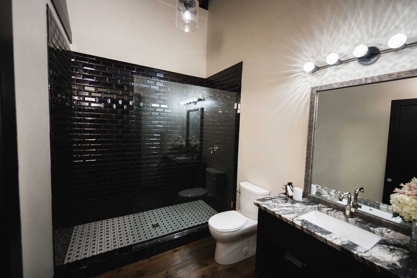 superior suite, 1 king bed | bathroom shower