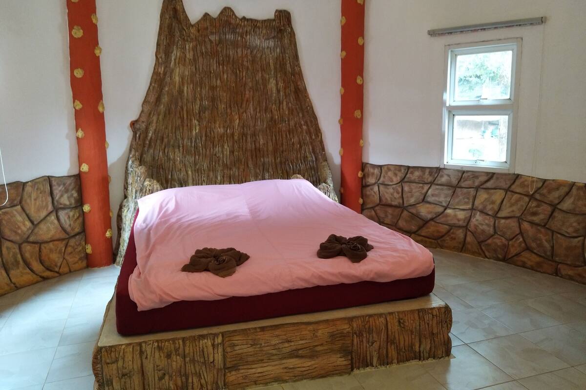 Bungalow estándar, 1 cama King size, para no fumadores | Wifi gratis