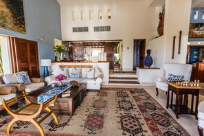 Superior Villa, 4 Bedrooms, Terrace | Living area | Flat-screen TV, iPod dock - Villa Pelicanos by Tripwix (Mezcales)