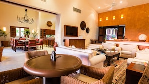 Family Villa, Multiple Bedrooms | Living area