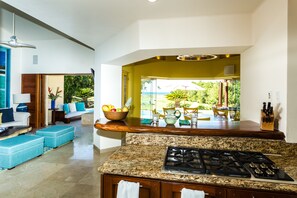 Family Villa, 6 Bedrooms | Private kitchen | Full-sized fridge, microwave, oven, stovetop - Copacabana by Tripwix (Mezcales)