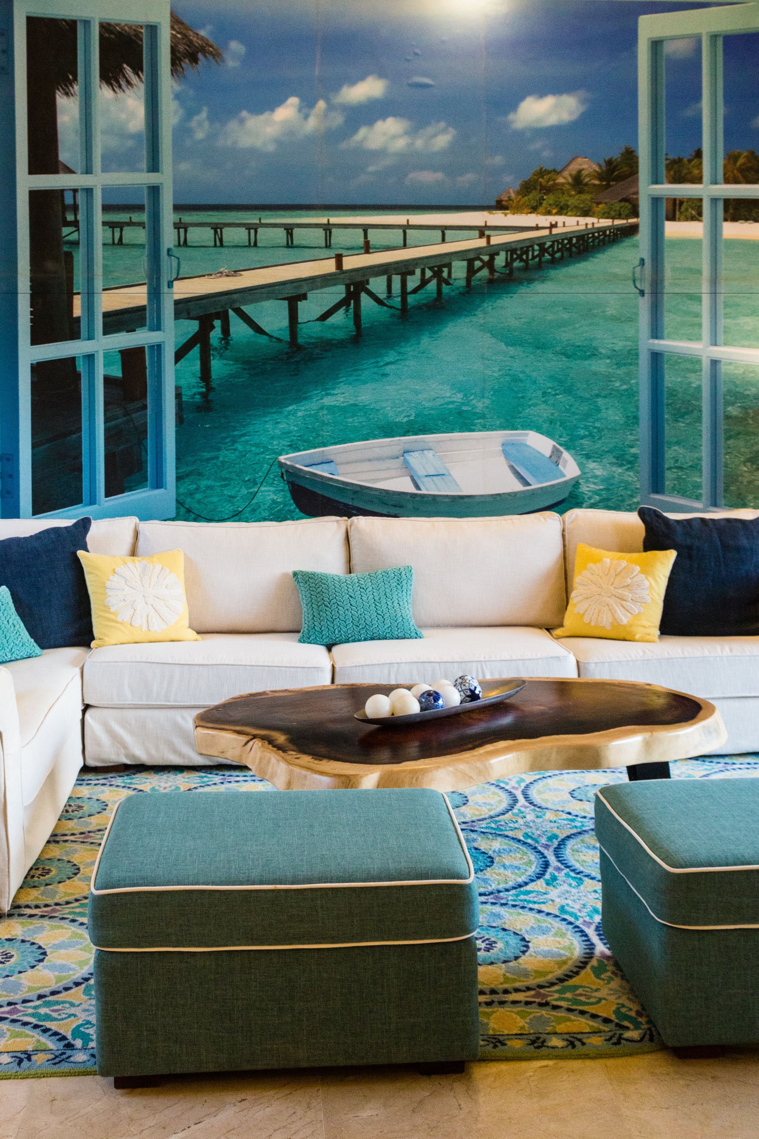 Villa familiar, 6 habitaciones | Sala de estar | Televisión de pantalla plana 