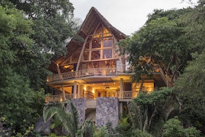 Front of property – evening/night