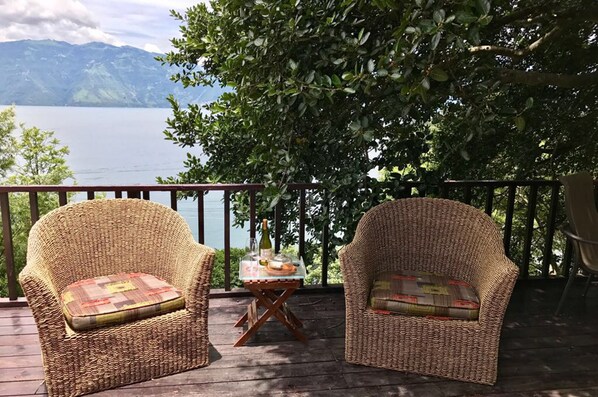 Terrace/patio - Lake Atitlán - Lake House AT001 (Santiago Atitlán)