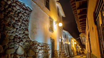 Front of property – evening/night