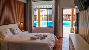 Habitación estándar, 1 cama Queen size, para no fumadores | Wifi gratis y ropa de cama