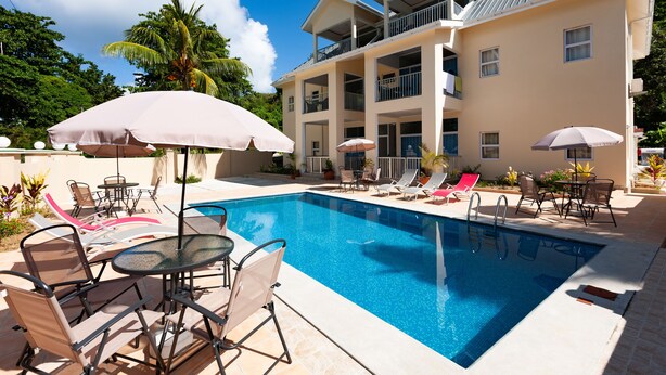 Front of property - Home Confort (Praslin Island)