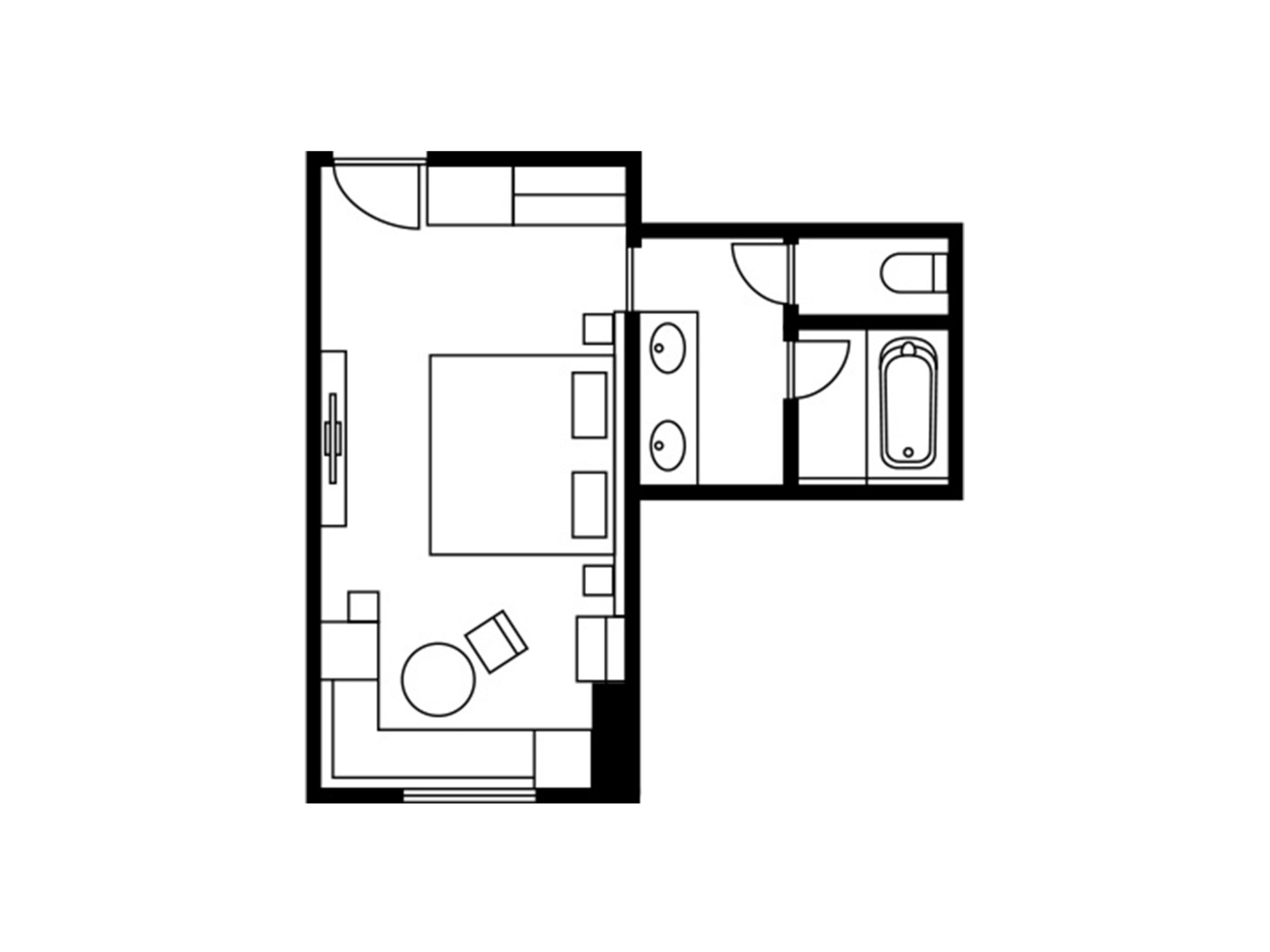 1 bedroom, down duvets, in-room safe, blackout curtains