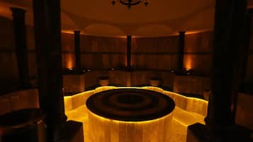 Turkish bath, aromatherapy, deep-tissue massages, sports massages