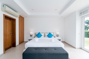 4 habitaciones y ropa de cama de alta calidad