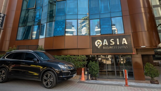 A modern building with a sign reading "ASIA BUSINESS SUITES". - Asia Business Suites (Istanbul)