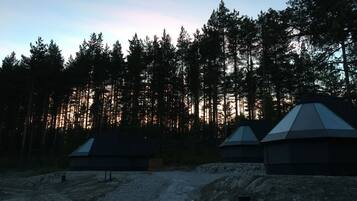 Front of property – evening/night