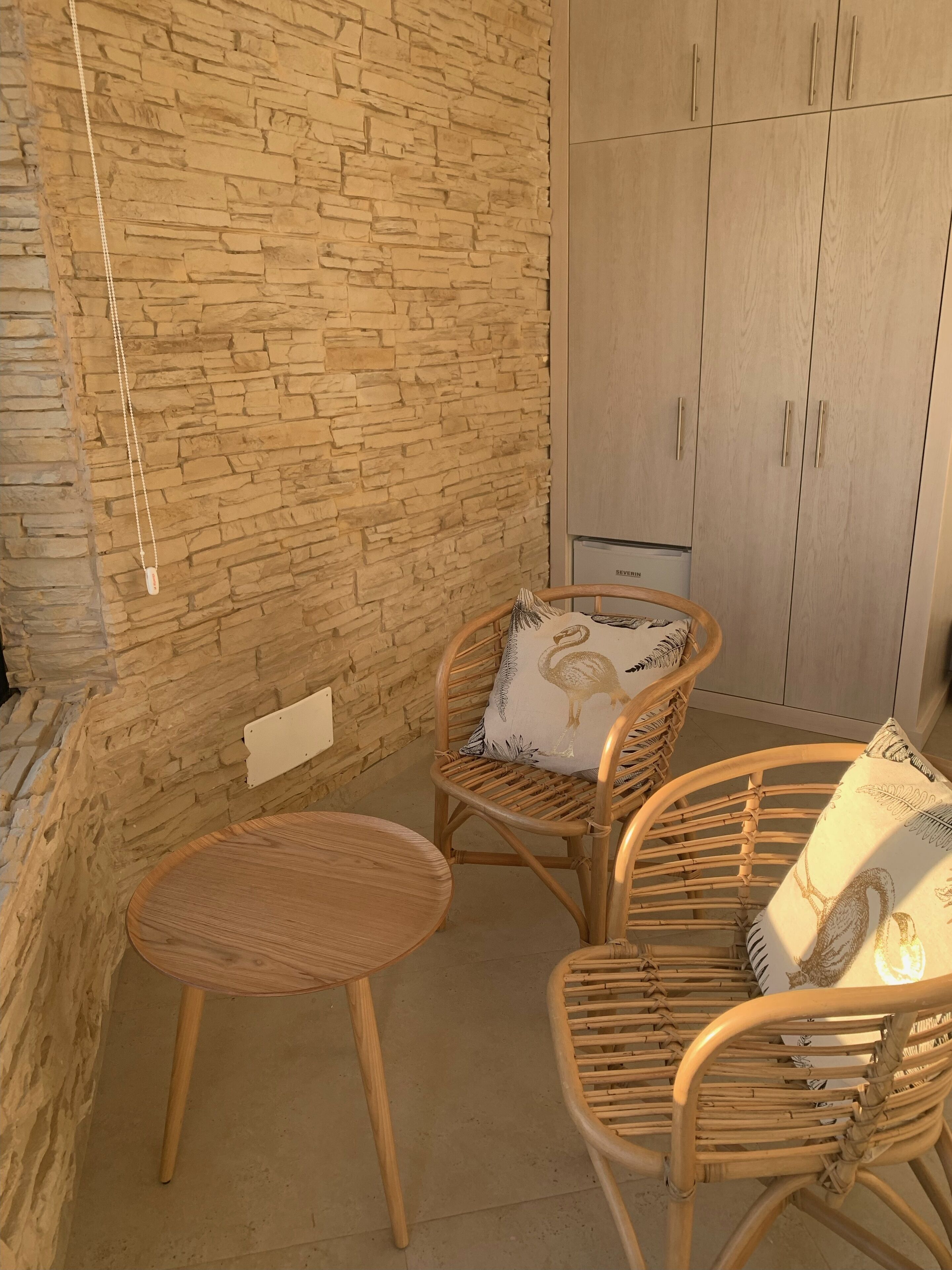 double room, terrace | living area | tv