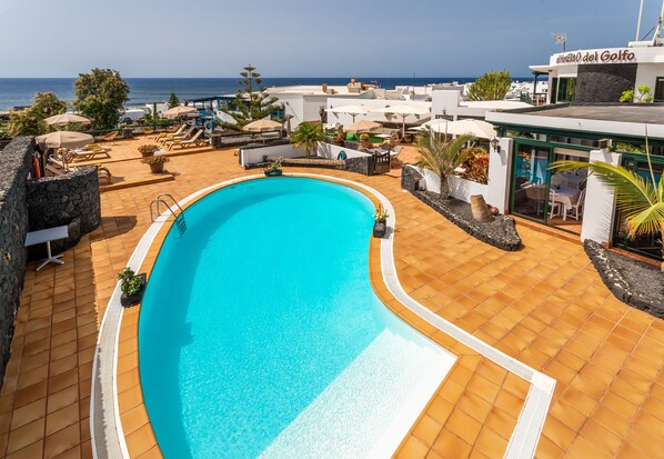 Blick von der Unterkunft