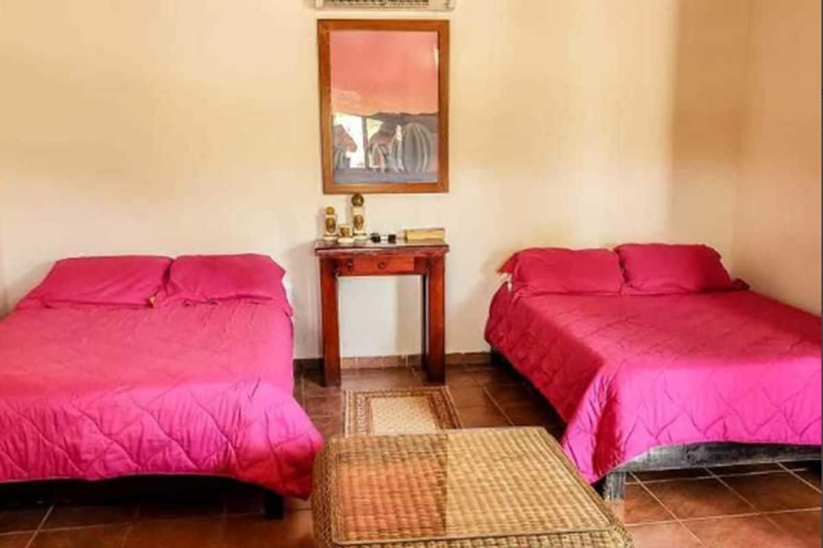 Cabin, 2 Double Beds | Blackout drapes, iron/ironing board, individually decorated