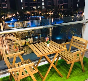 Deluxe Apartment, Multiple Beds, Non Smoking | Balcony - KtY Suite Atlantis Residence (Malacca City)