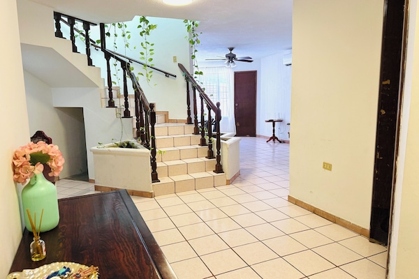 Interior entrance