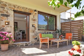 Design Apartment | Terrace/patio - Valena Stylish Home -15 min to Elafonisi (Kissamos)