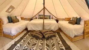 Panoramic Cabin, Multiple Beds, Non Smoking | Bed sheets - Finca Casa Blanca (Magdalena Milpas Altas)