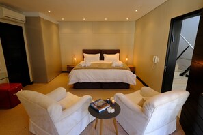 Premium bedding, Select Comfort beds, free minibar items, in-room safe