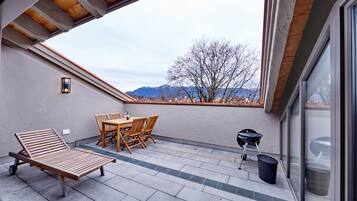 Exclusive-Suite, 1 Schlafzimmer, Terrasse, Bergblick (10) | Ausblick vom Zimmer