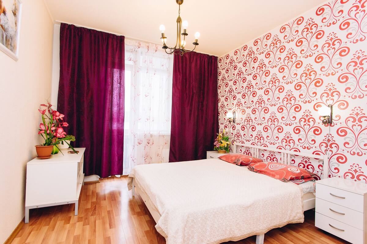 Apartemen Comfort, 2 kamar tidur | Seprai premium, meja kerja, ruang kerja ramah laptop, dan kedap suara