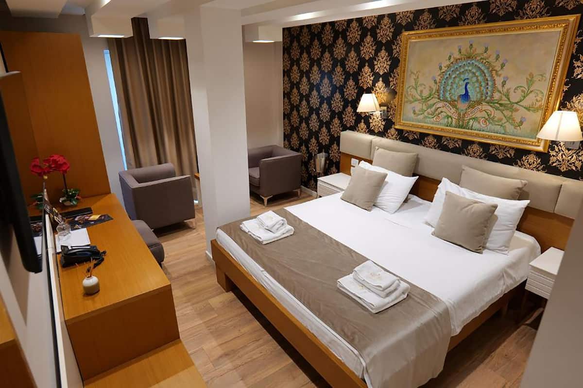 Superior Double Room | Premium bedding, desk, soundproofing, free WiFi