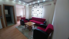 Comfort Apartment, 1 Bedroom, Smoking | Living room | LCD TV