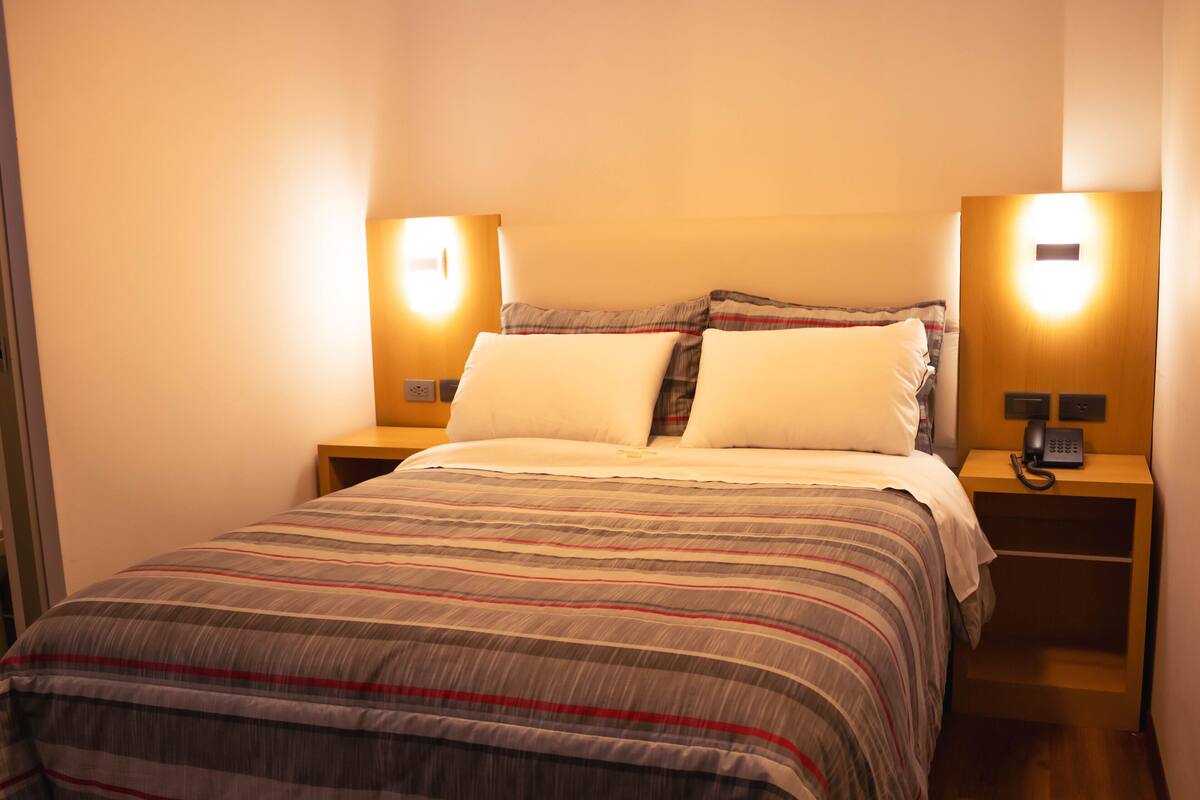 Desk, WiFi (free), bed sheets