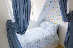 Blackout drapes, soundproofing, iron/ironing board, cribs/infant beds