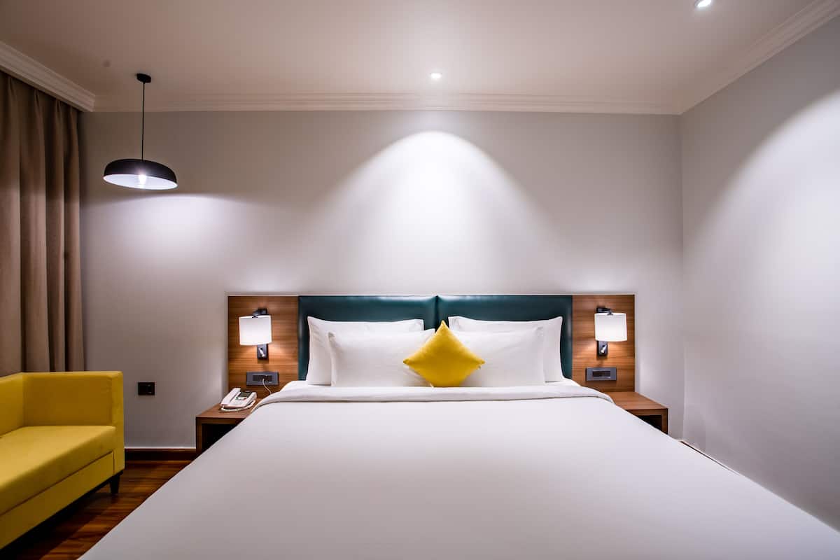 1 habitación, ropa de cama de alta calidad y cubrecamas