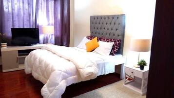 Apartament, 3 dormitoris | 3 dormitoris, caixa forta a l'habitació i decoració individual